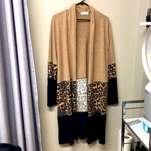Animal Print Cardigan